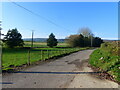 November sunshine on a lane near Woolaston Grange