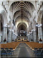 SX9292 : Inside Exeter cathedral by Roy Hughes
