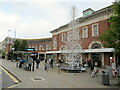 SX9192 : Christmas tree at Exeter Central station by Roy Hughes