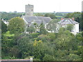 The Priory Church from Pembroke Castle