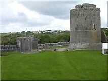 SM9801 : Main keep and outer wall, Pembroke Castle by Jeff Gogarty