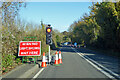 A46 Bath Road - temporary traffic lights