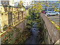 River Chelt, Cheltenham, looking upstream