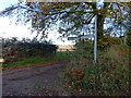 Road signpost at crossroads, near Chapel Hill, Tintern