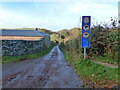 Important road sign for lorries, by Fairoak, near Chapel Hill, Tintern