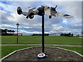 Model Lockheed Hudson Bomber in Silloth