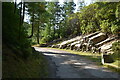 Access road, Duncraig Castle