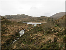 NX4094 : Small waterfalls on the Water of Girvan near Cornish Loch by Alan O'Dowd
