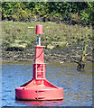 NS5168 : Red buoy on the Clyde by Thomas Nugent