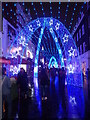 Christmas lights in South Molton Street