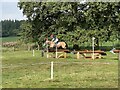 SJ8506 : Cross-country obstacles at Chillington Hall Horse Trials by Jonathan Hutchins