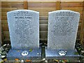 Memorial stones, Christ Church, Dunkirk