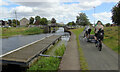 Cyclists by the Forth & Clyde Canal