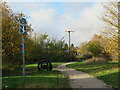 Bowers Junction on the old railway line