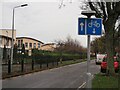 St Alban Road - one way with Contraflow Cycle Lane