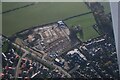 Flooded residential development site off Legbourne Road, Louth: aerial 2022 (1)