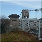 SH5571 : Pont y Borth / Menai Suspension Bridge (1) by Ceri Thomas