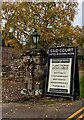 Old Court Hotel & Dining Room information board, Symonds Yat West