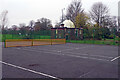 Tennis court in Moor Park