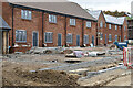 New houses nearing completion, North Stoneham Park