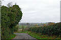 Bridleway and farmland near Bishopswood in Staffordshire