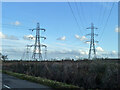 Power lines near Verney Junction