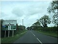 Approaching  Londesborough  Roundabout