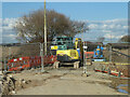 Work on new drain crossing, Almodington Lane, 2014