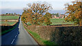 Ivetsey Bank Road north of Bishopswood in Staffordshire