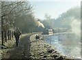 Cold morning by The Peak Forest Canal