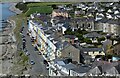 View of Marine Terrace from Criccieth Castle