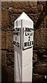 Canal Milestone, Lord Nelson Pub, Clayton-le-Woods