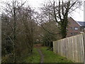 Boundary fence between Brickfields Park and Century Lodge