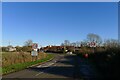 Kinoulton Lane entering Kinoulton