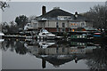 Riverside dusk at Chertsey Meads