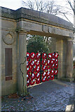SK1846 : Memorial Gates, Ashbourne Park by Stephen McKay