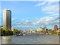 TQ3078 : River Thames from Vauxhall Bridge by Ian Capper