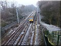 Bolton-bound train on a frosty afternoon