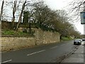 Former railway bridge abutment, York Road, Wetherby