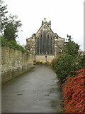 SE4048 : Pathway to the Church of St James, Wetherby by Alan Murray-Rust