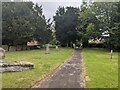 Path to St. Michael and All Angels church (Stanton Long)