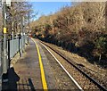 North through Ebbw Vale Parkway station