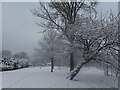 Snow on East Wickham Open Space