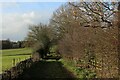 Footpath heading West off Denton Road towards Middleton