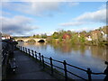 The River Severn with bridge, Bewdley