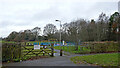 Playing fields entrance in Penn, Wolverhampton