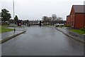 The gates to Malvern Technology Park