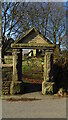 Restored gateway of Yateholme Farm at Holme