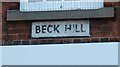 Beck Hill sign