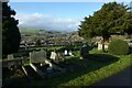 Cemetery and view towards Gouthwaite